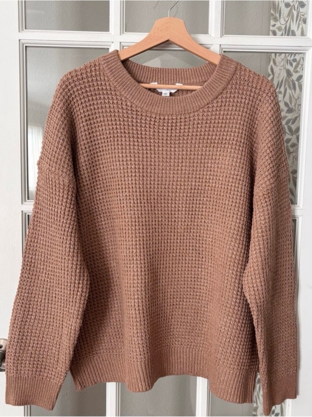 TIME & TRU Waffle Knit Sweater Sz XXL NWT